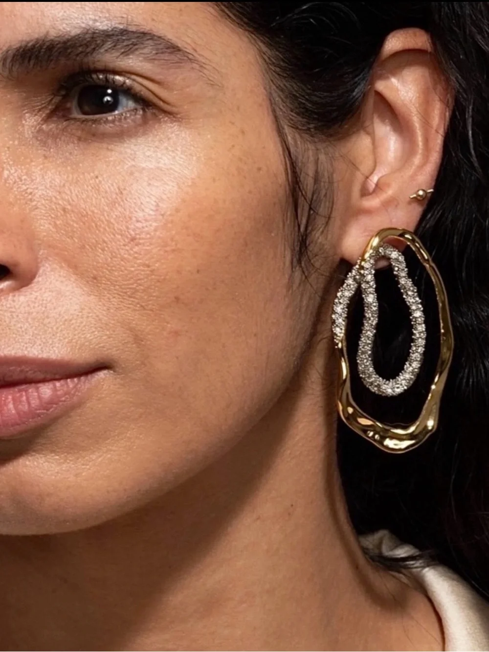 Alexis Bittar gold post